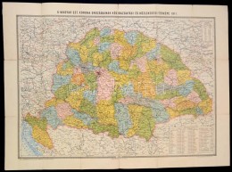 1911 Magyar Sz. Korona Országainak Közigazgatási és Közlekedési... - Otros & Sin Clasificación