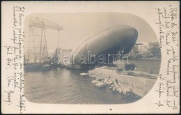 1915 LelÅ‘tt Olasz Léghajó, Pola, Fotólap, 9x14 Cm./
1915 Shot Down Italian Zeppelin, Pola,... - Andere & Zonder Classificatie