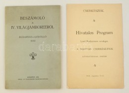 1929-1933 Beszámoló A IV. VIlágjamboreeról. Budapest-GödöllÅ‘ 1933. Bp.,... - Padvinderij