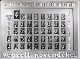 1950 Egri Áll. Pedagógiai Gimnázium VégzÅ‘s Növendékei, Kistabló 42... - Otros & Sin Clasificación