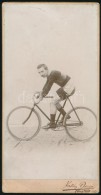 Cca 1910 KerékpárversenyzÅ‘ Fotója Kallós DezsÅ‘ MÅ±termébÅ‘l / Cyclist, Bicycle... - Otros & Sin Clasificación