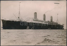 1913 Imperator A Hamburg-Amerika Line Hajója Korabeli Sajtófotó, HozzátÅ±zött... - Otros & Sin Clasificación