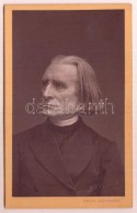 Cca 1880 Liszt Ferenc (1811-1886) ZeneszerzÅ‘ Vizitkártya MéretÅ± Fotója / Original Photo Of... - Otros & Sin Clasificación