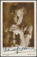 Werner Fuetterer (1907-1991) Német Színész Aláírt Fotólap / Autograph... - Otros & Sin Clasificación