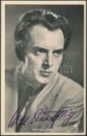 Will Quadflieg (1914-2003) Német Színész Aláírt Fotólap / Autograph... - Otros & Sin Clasificación