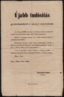 1849 Július 3. Újabb Tudósítás GyÅ‘zelmünkrÅ‘l A SzÅ‘nyi... - Sin Clasificación