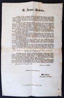 1848. December 14. 8. Armee-Bulletin Báró Ludwig Von Welden Császári és... - Sin Clasificación
