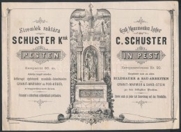 1882 Schuster K. KÅ‘faragó, Síremlékes Díszes Fejléces Számlája 1... - Sin Clasificación
