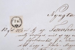 1862 Nyugta ZalaegyerszegrÅ‘l 1858-as Kiadású Réznyomás KözéprészÅ±... - Sin Clasificación