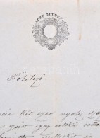 1852 Teljes Okmány PestrÅ‘l 8G Szignettával / Document From Pest With 8G Signet - Sin Clasificación