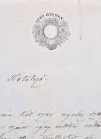 1852 Teljes Okmány PestrÅ‘l 8G Szignettával / Document From Pest With 8G Signet - Unclassified