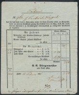 1851 Hegyvám, Hegyadó ív Tabáni SzÅ‘lÅ‘terület Után. - Sin Clasificación