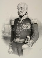 1855 Sir Charles James Napier, GCB (1782-1853) Angol Tábornok, Kormányzó NagyméretÅ±... - Estampas & Grabados