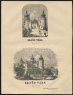 Cca 1853 ErdÅ‘d Vára. Fametszet. Mezei József Rajza Után Metszette Riedel. Nyomt Emich. / Wood... - Estampas & Grabados