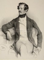 1849 Alexander Bach Belügyminiszter NagyméretÅ± KÅ‘nyomatos Képe. Josef Kriehuber Rajza. / 1849... - Estampes & Gravures