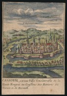 1717 Kassa Kézzel Színezett RézmetszetÅ± Képe és Leírása.... - Prints & Engravings