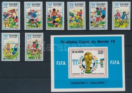 ** Zaire, Kongó Sport Motívum 5 Db Sor és 5 Db Blokk / Zaire, Congo Sport Thematic 5 Sets And... - Otros & Sin Clasificación