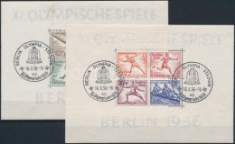 O 1936 Nyári Olimpia Blokkpár Mi 5 X + 6 (Mi EUR 180,-) - Otros & Sin Clasificación