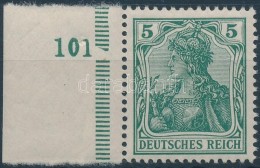 ** 1902 Mi 70a ívszéli/margin Piece (Mi EUR 1000,-) Certificate: Oechsner - Other & Unclassified