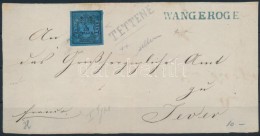 ~1852 Mi 2 Levél ElÅ‘lapon / On Cover Front 'TETTENE' - ' WANGEROGE' - Jevler - Other & Unclassified