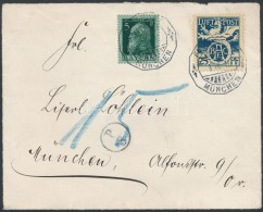 1912 Félhivatalos RepülÅ‘bélyeg Levél ElÅ‘lapon / Semi-official Airmail Stamp On Cover... - Other & Unclassified