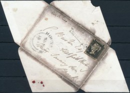 1841 Black Penny Levélen 'Turnham Green' - 'HOUNSLOW' - Hatfield - Other & Unclassified