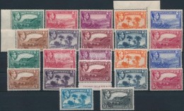 ** 1938 VI. György - Tájkép Sor Mi 93-102 A-C + 103-104 D - Other & Unclassified