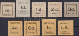 * 1925 Portó értékek Mi 1-3, 5-10 - Autres & Non Classés