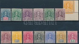 * Sarawak 1918 Forgalmi Mi 47-51, 53-57, 59, 61, 65, 67 - Other & Unclassified