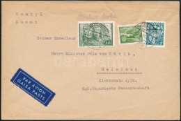 1938 Légi Levél Helsinkibe / Airmail Cover To Helsinki - Other & Unclassified