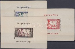 ** 1952 Forgalmi Sor Blokkformában Mi 18-20 Printed As Blocks - Autres & Non Classés