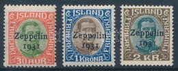 ** (*) 1931 Zeppelin Mi 147-149 (**Mi EUR 200,-) (2Kr Gumi Nélküli / Without Gum) - Other & Unclassified