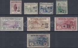 * 1922 Háborús árvák Alap Felülnyomott Sor Mi 144-151 - Other & Unclassified