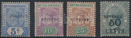 * Brit Honduras 1899/1900 Forgalmi Sor Felülnyomással Mi 40 I-43 I - Other & Unclassified