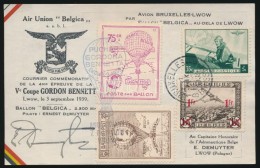 1939 Ballonposta Képes LevelezÅ‘lap / Balloon Postcard - Other & Unclassified