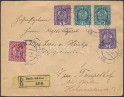 1918 Ajánlott Levél Berlinbe / Registered Cover To Germany - Otros & Sin Clasificación