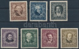 ** 1922 ZeneszerzÅ‘k Sor Mi 418-424 A (Mi EUR 130,-) - Autres & Non Classés