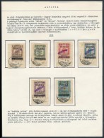 O 1919 Mi 47-52 III (Mi EUR 150,-) - Other & Unclassified