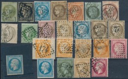 (*) O Franciaország 1849-1872 24 Db Bélyeg / France 1849-1872 24 Stamps (Mi EUR 880,-) - Otros & Sin Clasificación