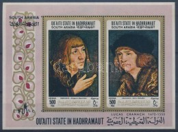 ** Dél-Arábia Festmény Motívum Blokkok 8 Db Stecklapon / South Arabia Small Lot In 8... - Otros & Sin Clasificación