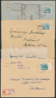 1952-1955 40 Db Ajánlott Levél Provizórikus Ragjeggyel / 40 Registered Covers With Auxiliary... - Otros & Sin Clasificación