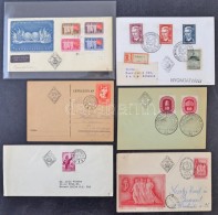 1947-1959 FDC GyÅ±jtemény, Több Mint 110 Db Jobb Darabokkal, Közte Több Futott (110.000++) /... - Autres & Non Classés