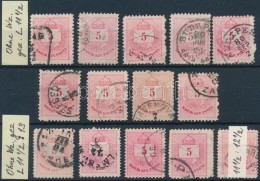O 1875-1880 94 Db 5kr II-es Típus / 94 X 5kr Stamps Plate II. - Otros & Sin Clasificación