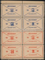 ** 1947/6 Bélyegnap Emlékív (8.500) / Stamp Day Souvenir Sheet (sérült... - Other & Unclassified