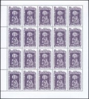 ** 1997 Szent Adalbert Hajtatlan Teljes ív / Mi 4446 Complete Sheet - Otros & Sin Clasificación