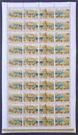 ** 1961 Panoráma Hajtatlan Teljes ív (20.000) / Mi 1789-1792 Unfolded Complete Sheet - Otros & Sin Clasificación