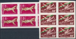 ** 1960 Felszabadulás Vágott Sor Hatostömbökben (24.000) / Mi 1678-1679 Imperforate Blocks... - Otros & Sin Clasificación