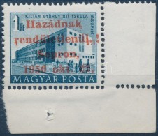 ** 1956 Soproni Felülnyomás 1Ft KettÅ‘s Felülnyomással / With Double Overprint - Autres & Non Classés