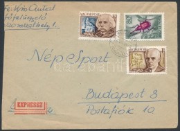 1954 Expressz Levél / Express Cover 'KESZTHELY' - Budapest - Otros & Sin Clasificación