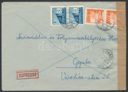1952 Kétszer Felhasznált Boríték Expressz Levélként / Envelope Used... - Otros & Sin Clasificación